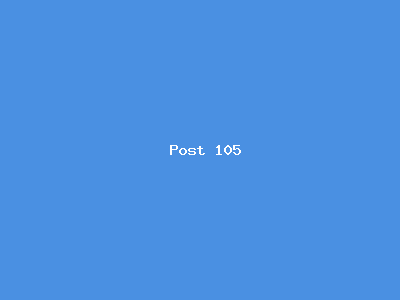Post number 105