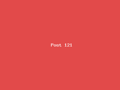 Post number 121