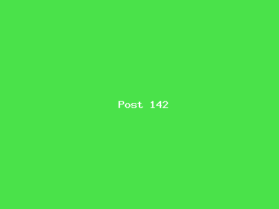 Post number 142