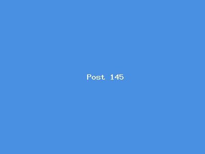 Post number 145