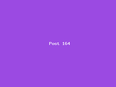 Post number 164
