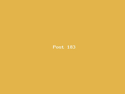 Post number 183