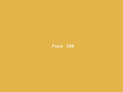 Post number 188