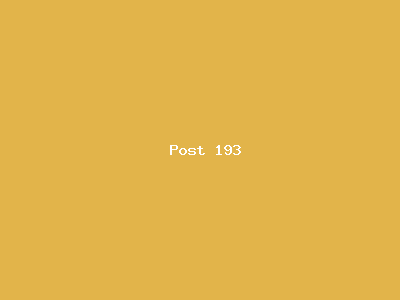 Post number 193