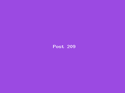 Post number 209