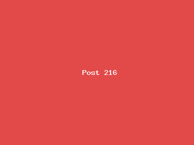 Post number 216