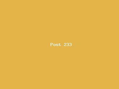 Post number 233
