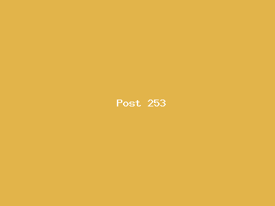 Post number 253