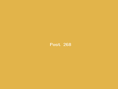 Post number 268