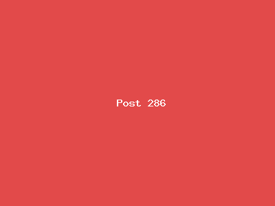 Post number 286