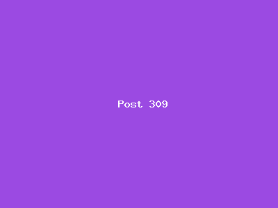Post number 309