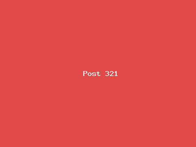 Post number 321