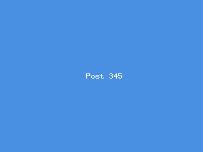 Post number 345