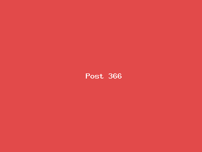 Post number 366