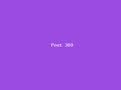 Post number 369