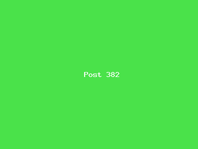 Post number 382