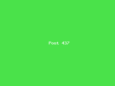 Post number 437
