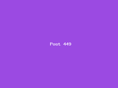 Post number 449