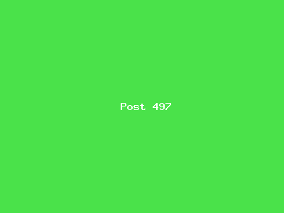 Post number 497