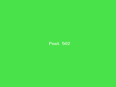 Post number 502