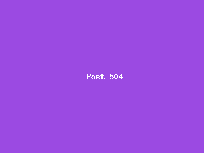 Post number 504