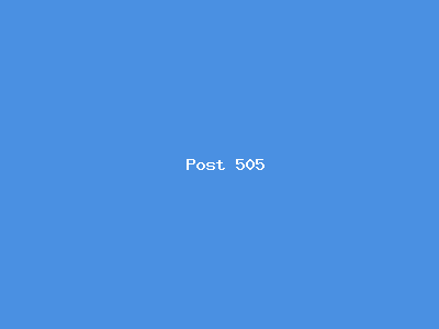 Post number 505