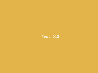 Post number 513