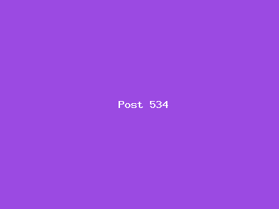 Post number 534