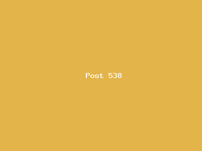 Post number 538