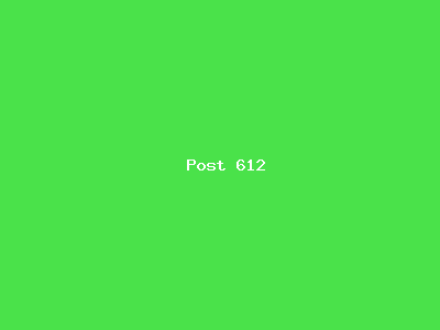 Post number 612