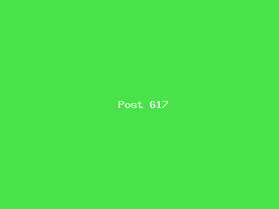 Post number 617