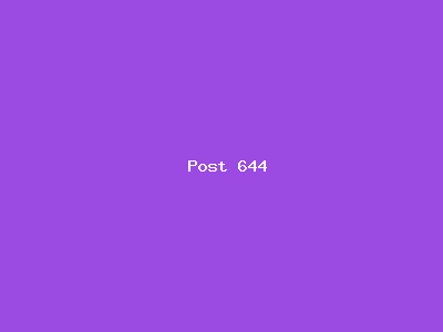 Post number 644