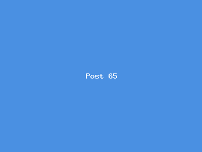 Post number 65