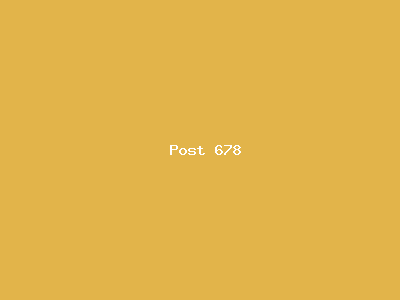 Post number 678