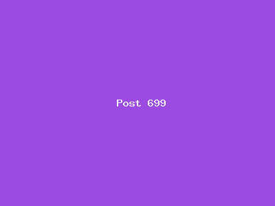 Post number 699