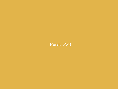 Post number 773