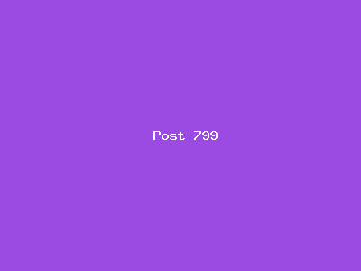 Post number 799