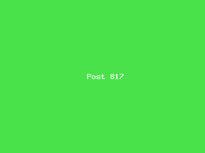 Post number 817