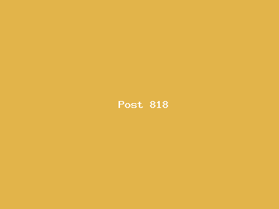 Post number 818