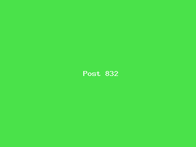 Post number 832
