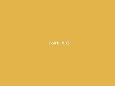 Post number 833