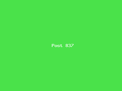 Post number 837