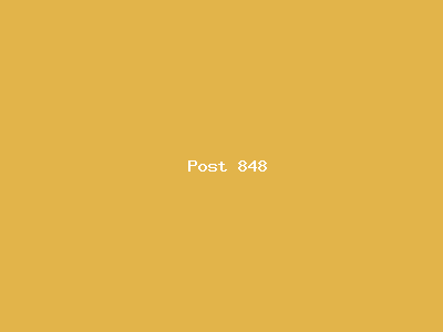 Post number 848