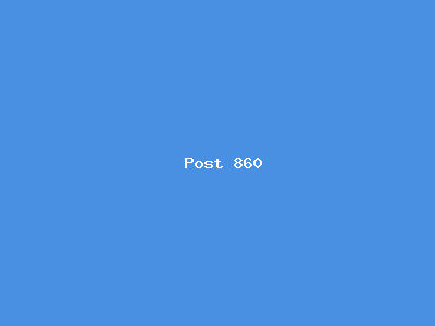 Post number 860