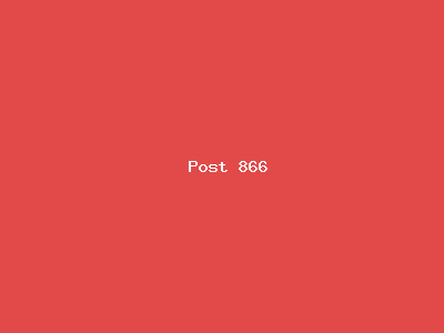 Post number 866