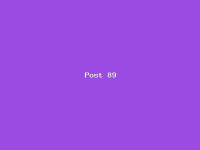 Post number 89