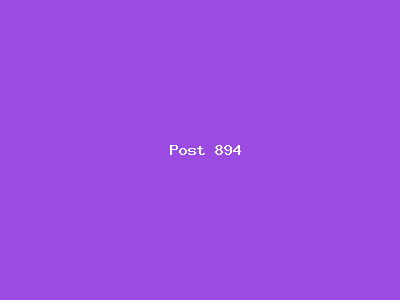 Post number 894