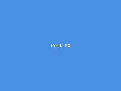 Post number 90
