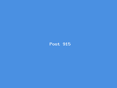 Post number 915
