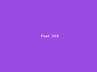 Post number 919